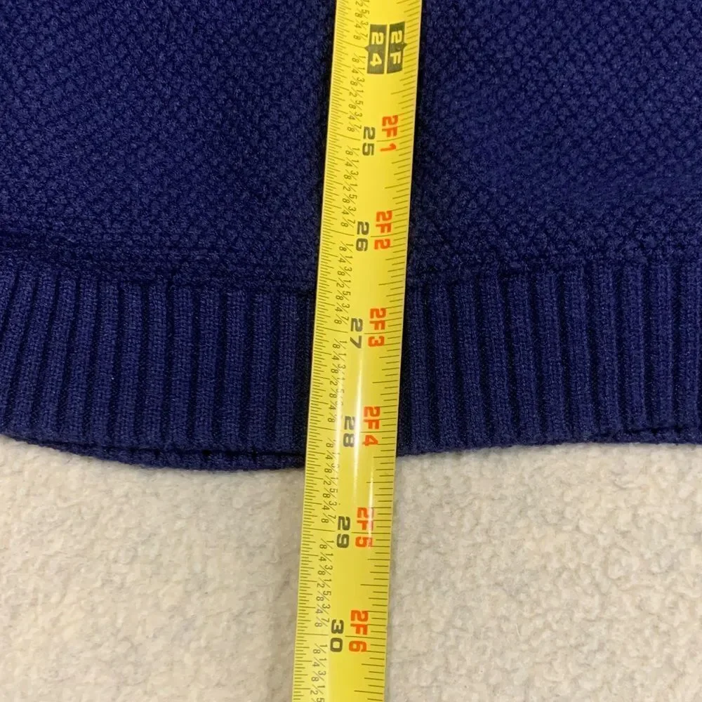 MEROKEETY, ladies, Large  Navy Blue Sweater